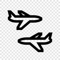 jets, flying, skies, travel icon svg