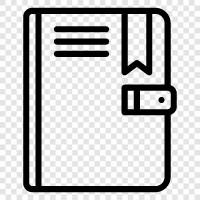 journal, writing, personal, diary icon svg