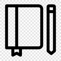 journal, writing, personal, private icon svg