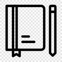 journal, writing, personal, thoughts icon svg