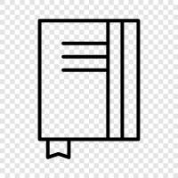 journal, writing, record, thoughts icon svg