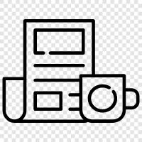 journalism, news, print, paper icon svg