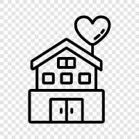 Joyful Home, Happy House Plans, Happy House icon svg