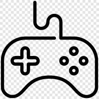 joystick, controller, Xbox, PS4 icon svg