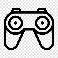 Джойстик, контроллер, контроллер игр, Gamepad Значок svg