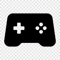 joysticks, gaming, controllers, console icon svg