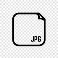 jpeg, сжатие, размер файла, без потерь Значок svg