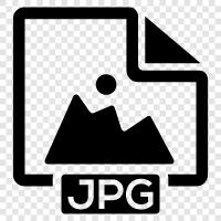 jpeg image, photo image, digital photo, photo album icon svg