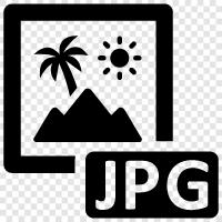 jpeg, digital image, images, photos icon svg