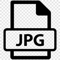 JPG File Format, JPG File Extension, JPG File Compression, JPG File icon svg