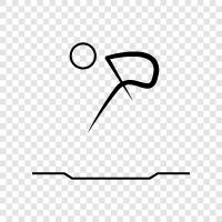 jumping, fun, bouncy, exercise icon svg