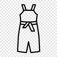 jumpsuit, dress, clothing, clothing for women icon svg