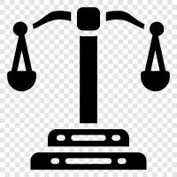 justice, fairness, right, wrong icon svg