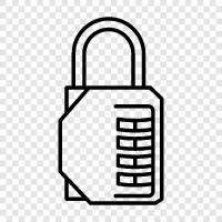 key, lock, security, deterrent icon svg