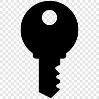 key chains, security, locks, key rings icon svg