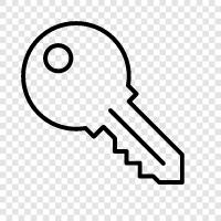 key, key lock, security icon svg