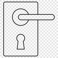 key, security, door, knob icon svg