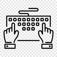 Принадлежности к клавиатуре, клавиатуры, обложки клавиатуры, клавиатуры клавиатуры Значок svg