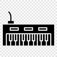 Klavye aksesuarları, Klavye kılıfları, Klavye kapakları, Klavye standları ikon svg