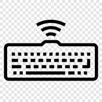 Keyboard accessories, Keyboard covers, Keyboard stands, Keyboard cases icon svg