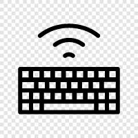 keyboard, wireless, keyboard for laptop, laptop keyboard icon svg