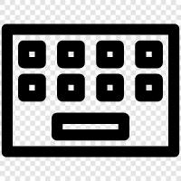 Tastatur, Tastaturlayout, Tastenkürzel, Tastenkürzel für die Textverarbeitung symbol