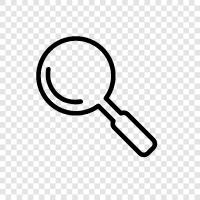 keyword research, online marketing, paid search, Search icon svg