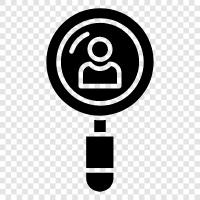 keyword research, online marketing, online advertising, Search icon svg