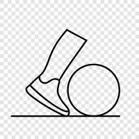 kicking, football, soccer, kicker icon svg