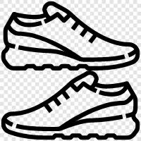 kicks, sneakers, athletic, running icon svg