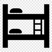 kids bunk bed, twin bunk bed, bunk bed for kids, loft bed icon svg