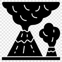 Kilauea, Hawaii, eruption, eruption news icon svg