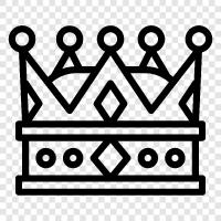 king, queen, nobility, royalty icon svg