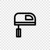 kitchen aid, mixer, kitchen utensils, hand mixer icon svg