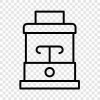 Kitchen Appliance, Blender, Juicer, Food Processor Cookbook icon svg