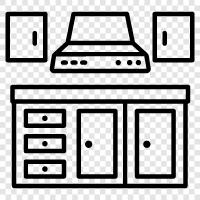 kitchen appliances, kitchen design, kitchen remodeling, kitchen renovation icon svg