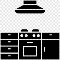 kitchen appliances, kitchen design, kitchen remodeling, kitchen renovation icon svg