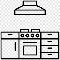 kitchen appliances, kitchen design, kitchen ideas, kitchen remodeling icon svg