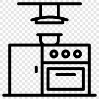 kitchen appliances, kitchen design, kitchen remodeling, kitchen renovation icon svg