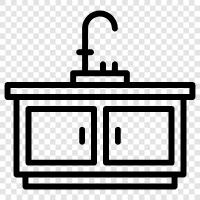 kitchen cabinets, kitchen design, kitchen ideas, kitchen remodeling icon svg