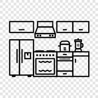 kitchen design, kitchen remodeling, kitchen decorating, kitchen design software icon svg