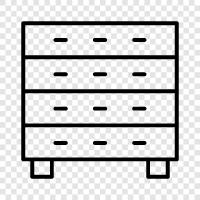 kitchen, cupboards, kitchen cabinet, kitchen drawer icon svg