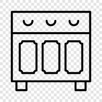 kitchen, cupboards, kitchen cupboard, under the kitchen cupboard icon svg