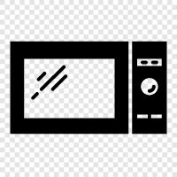 Kitchen, Cooking, Microwave, Electric icon svg