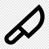 küche, küchenmesser, kochen, jagen symbol