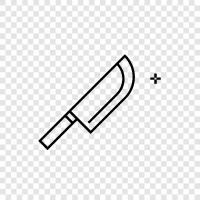 kitchen, kitchen knife, sharp, blade icon svg