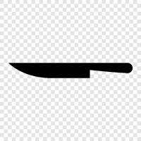 kitchen knife, steak knife, butcher knife, culinary knife icon svg