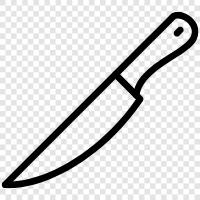 Kitchen Knife, Butcher Knife, Knife Sharpener, Knife Set icon svg