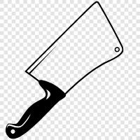 kitchen knife, steak knife, carving knife, pocket knife icon svg