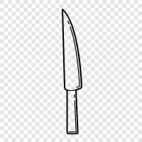 kitchen knife, chef s knife, butcher knife, cook s knife icon svg